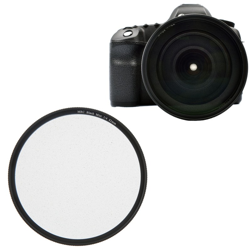 Lightdow Black Diffusion 1/4 Filter Mist Cinematic Effect Soft Focus