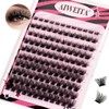 AIWEITA Individual Lashes 120PCS Cluster Lashes Fluffy Wispy False Eyelashes