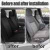 ESMING 60/40 Front Split Bench Seat Covers for Chevy Colorado