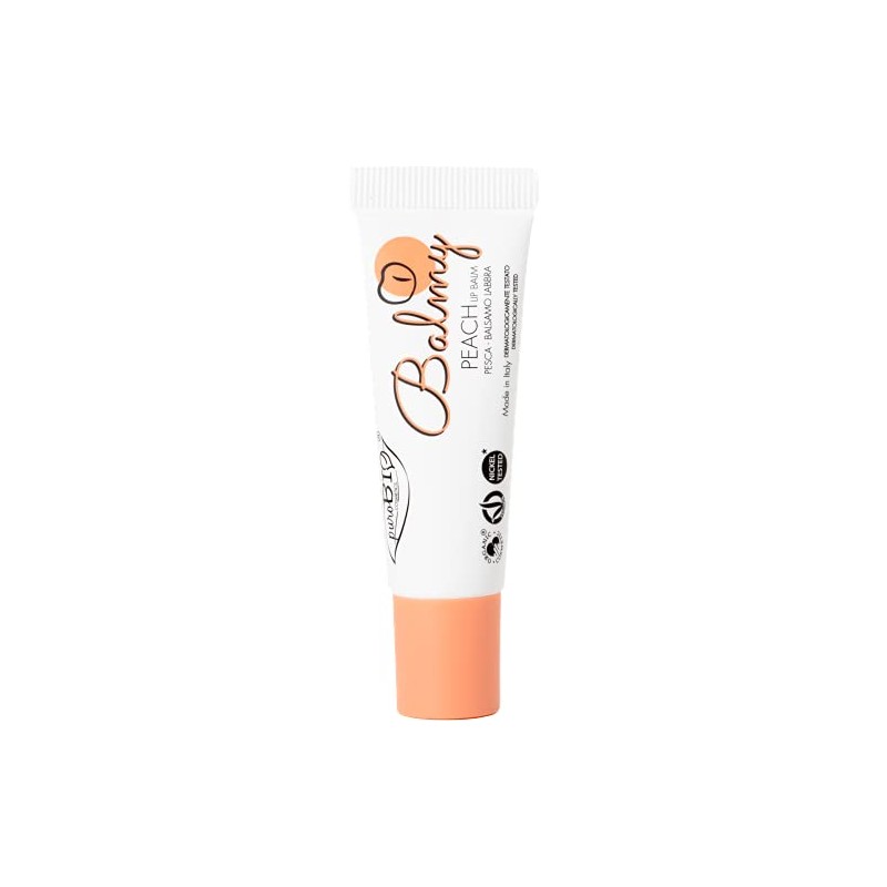 PUROBIO Balmy Lip Balm Peach Flavour