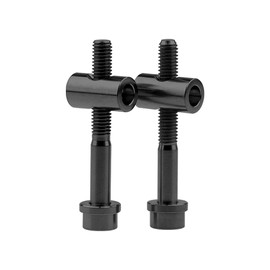 Wanyifa Arandela de tuerca de titanio Ti M5 x 40 mm para Easton Ec90 Ec70 Zero (arcoíris)