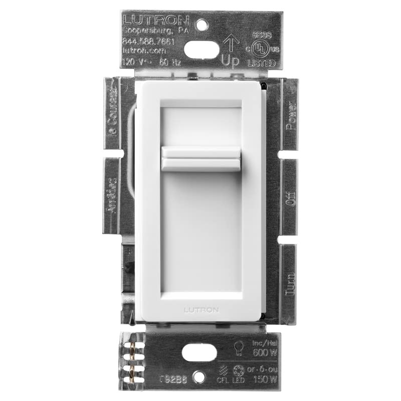 Lutron Lumea C-L White 150 watts Slide Dimmer Switch 1