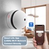 6-Pack Smart Smoke Detector with 10-Year Battery(Replaceable),Wi-Fi Smoke Detector with