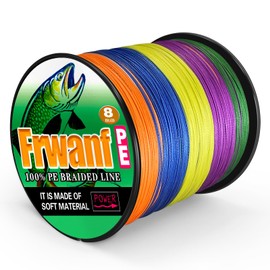 frwanf Super Strong trenza Line 300 m/299,9 m 8 Weaves línea de pesca 130LB PE alambre Línea para la pesca 8 x Strands fregadero cadena multicolor