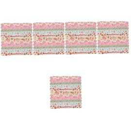 Baluue 120pcs Christmas Themed Nail Files Eva Manicure Tools for Nail Shaping and Pedicure Compact Design for Travel for and Home Care