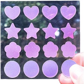 160 Pack UV Detection Stickers for Sunscreen Cute Shape - Sun Protection Stickers for Kids Adults -Waterproof Sunscreen Dots UV Patch Sunblock Stickers SPF Sensing Patches for Reapplying Reminder