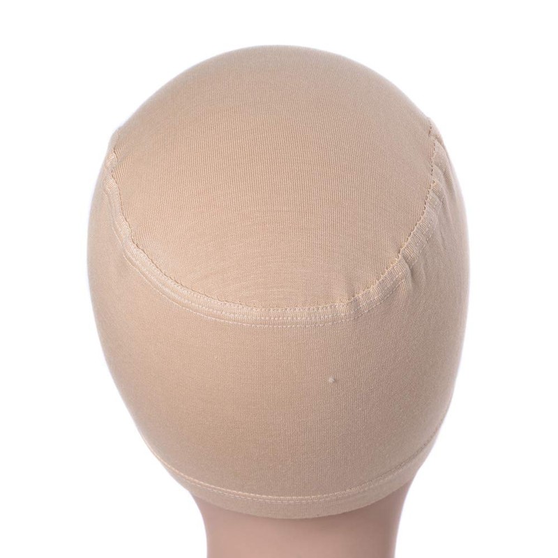 1pc Bamboo Fiber Wig Cap Comfortable Elastic Wig Cap for