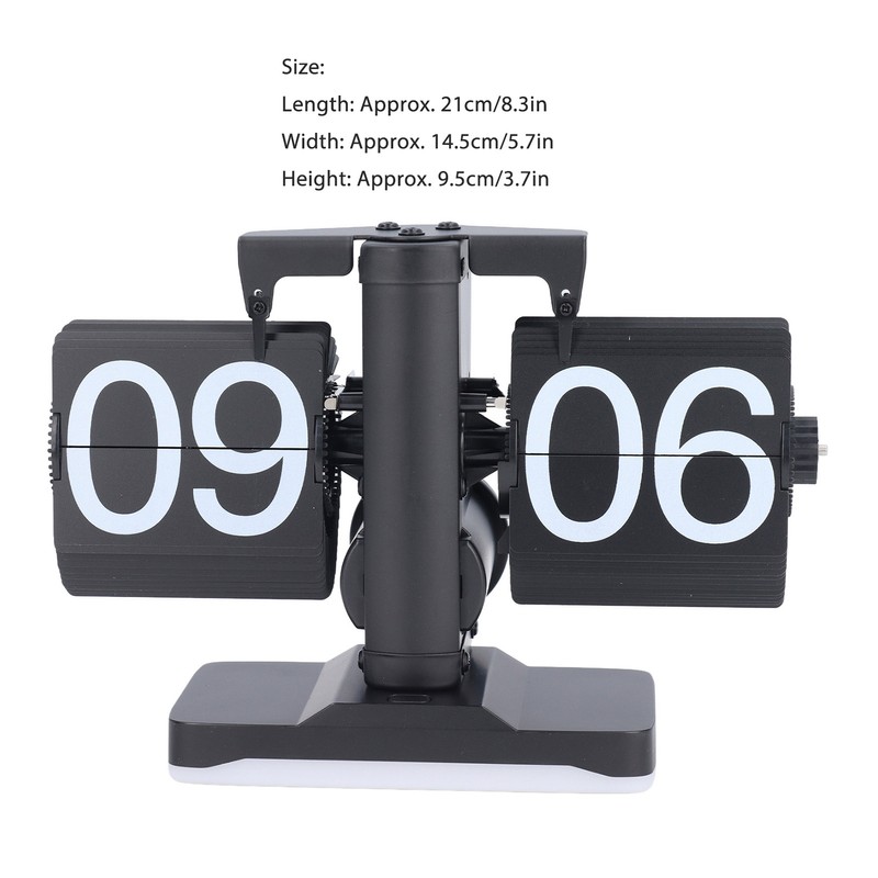 Retro Flip Down Clock Innovative Light Luxury Simple Design Flip