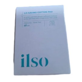 Sebum Softener's Partner Cotton Pads Ilso 1/3 Saving Cotton Pads 40 Sheets / 피지연화제 짝꿍 화장솜 일소 1/3 세이빙 코튼 패드 40매