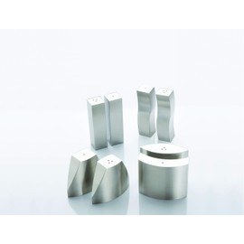 American Metalcraft SPDX11 Stainless Steel Salt and Pepper Shakers Set, Modern Design, 4-Ounce