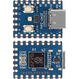 DUBEUYEW Raspberry Pi 2040-Zero Mini Microcontroller Board Based on the Raspberry-Pi 2040 Dual-core ARM Cortex M0+ Processor for C/C++/Python (2pcs)
