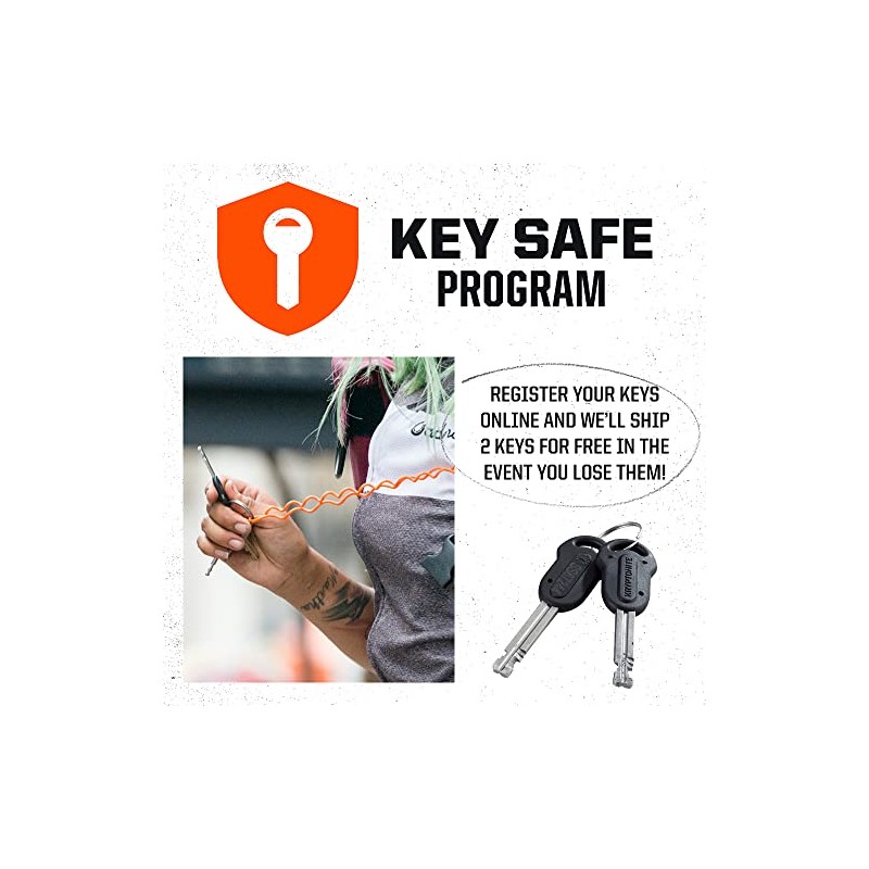 Kryptonite Evolution Bike Disc Lock, Small U-Lock 14mm Shackle with