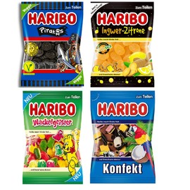 HARIBO GUMMY CANDIES ASSORTMENT 200 g (PACK OF 4)