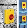 AC Disconnect Switch 20Amp 4-Pole Isolator Switch 690V AC 2-Positions
