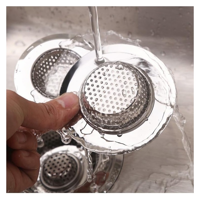 Kitchen Sink Strainer, Strainer for Most Kitchen Sink Drain Basket,