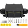 IP68 2-Way Waterproof Junction Box Outdoor Waterproof Cable Connector with