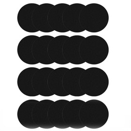 Steel Plate Car Mount Holder Magnet Adsorption 20 Pieces for Smartphones and Magnets, Metal Plate Replacement Metal Plate with Back Tape (Round)