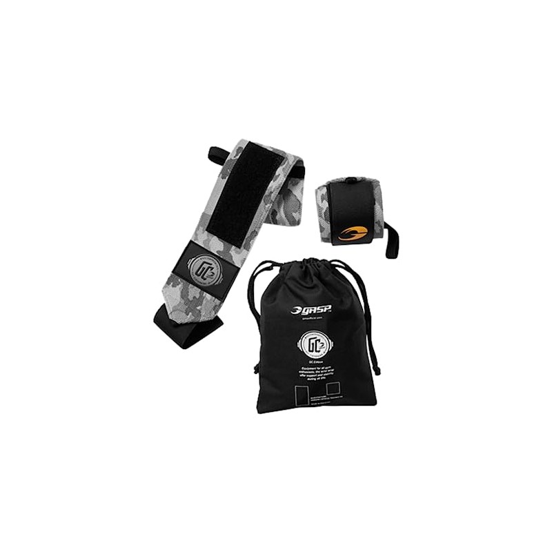 GASP Men's World Off Wrist Wraps, Snow Camo, One Size