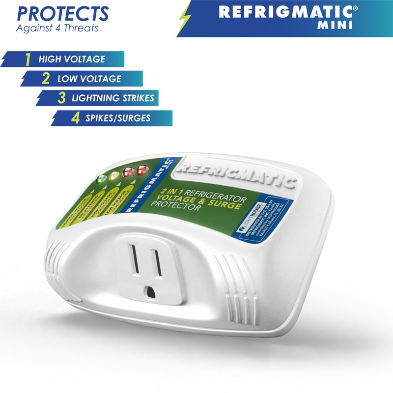 Refrigmatic WS-36300 Electronic Voltage & Surge Protector for Refrigerators Up