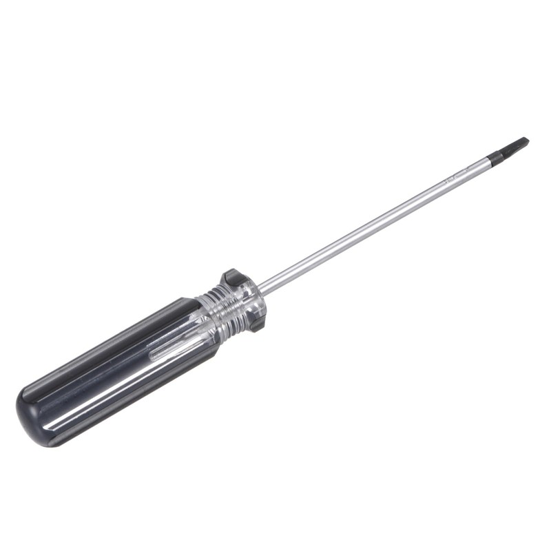 sourcing map Magnetic Triangle Screwdriver 3x75mm Rod TA20 Steel Triangular