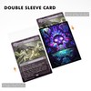 Katomula 100 MTG Card Sleeves with 100 Inner Sleeves, Textured