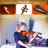 4/4 Violin for Beginners, Acoustic Full Size Violin Starter Kit