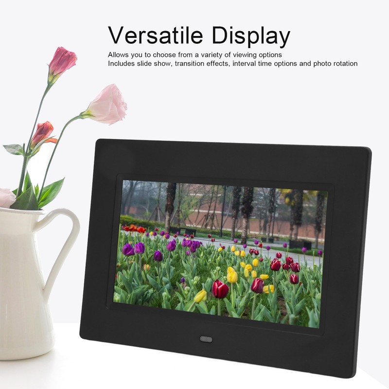Digital Photo Frame 7 Inch HD IPS Screen Support USB