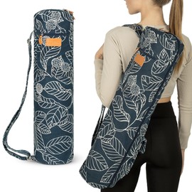 UDANA Yoga Mat Bag | Large Yoga Mat Bags for Women & Men | Fits Thick Yoga Mat & Yoga Accessories | Three Storage Pocket | Adjustable Yoga Bag Shoulder Strap