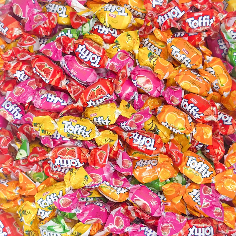 Toffix, Fruit Chews, Center-Filled Soft Fruit Chews Candy Individually Wrapped