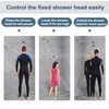BRIGHT SHOWERS 15 Inch Extra Long Shower Head Extension Arm,