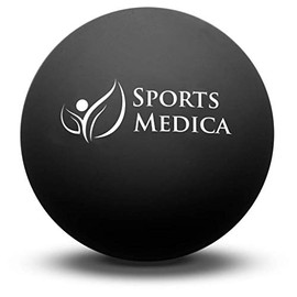 Sports Medica Lacrosse Ball for Myofascial Release - Perfect for Trigger Point Massage Therapy - Best for Neck & Shoulder Pain - Video Series & eHandbook Included
