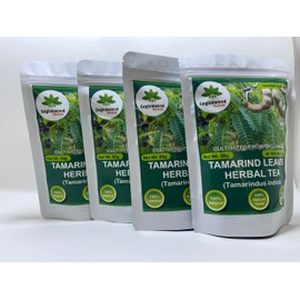 Organic Tamarind Leaves Herbal Tea (Tamarindus indica) – 40 Tea Bags (1.5g Each) – Pure & Natural, Caffeine-Free Infusion for a Refreshing Experience