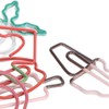 100PCS Set Marking Document Organizing Clip Multiple Cute Shapes Metal