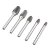 Single Cut Carbide Rotary Burr File Set 6mm Shank Diameter