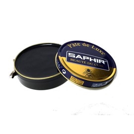 Saphir Beaute Du Cuir Pate De Luxe High Gloss Black Shoe Polish 50ml
