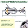 260ml Chinese Popcorn Maker, 304 Stainless Steel Popcorn Machine with