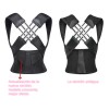 Chaleco Corrector De Postura Ortopédico Faja Lumbar Unisex