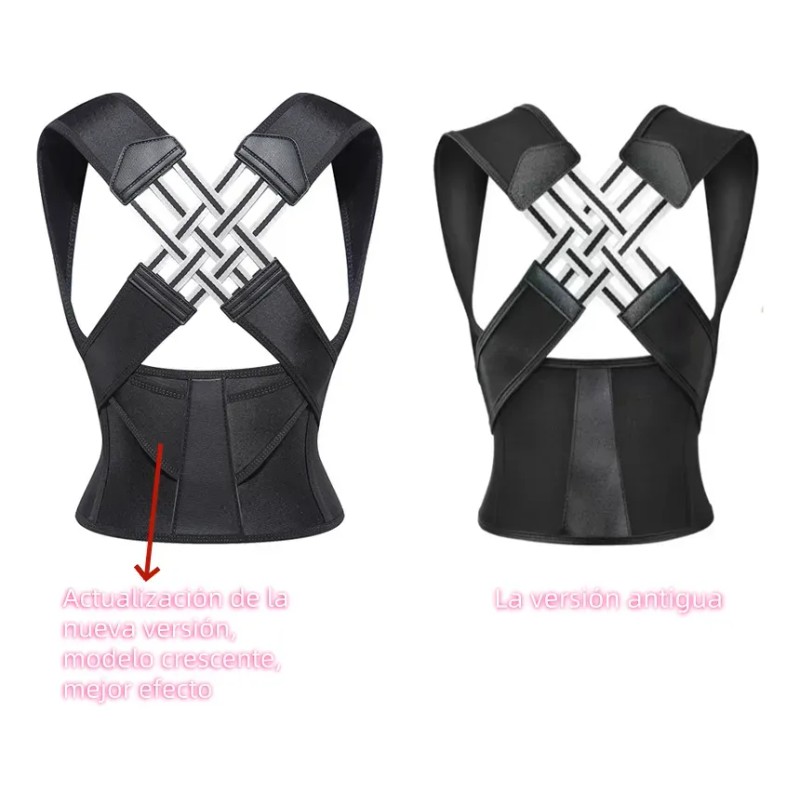 Chaleco Corrector De Postura Ortopédico Faja Lumbar Unisex