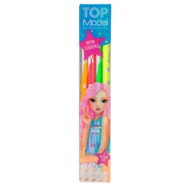 Depesche TOPModel Neon 6399 Colouring Pencils, Set of 4