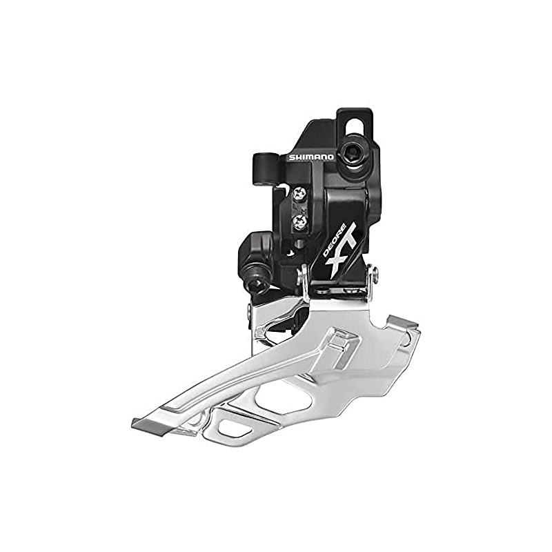 SHIMANO Deore Xt Fd-m8025 2x11 Down Swing Front Derailleur, Silver,