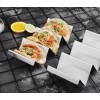 Unbranded Taco Holder Stand 4 Packs - Stainless Steel Taco