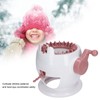 Small Kids Knitting Machine 22 Needles 2 Color Strings Hand