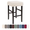 LIULIWEIFA Bar Stool Covers Rectangle Set of 4/2/1 Saddle Bar