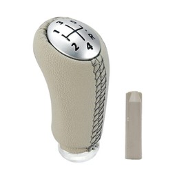 Viviance 5 Speed Gear Knob PU Leather Compatible with Renault Laguna Clio III MK3 Megane Scenic MK2 Kangoo 03-09 - Matt