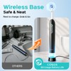 COSLUS C60 Rechargeable Rotating Electric Toothbrush for Adults, Black