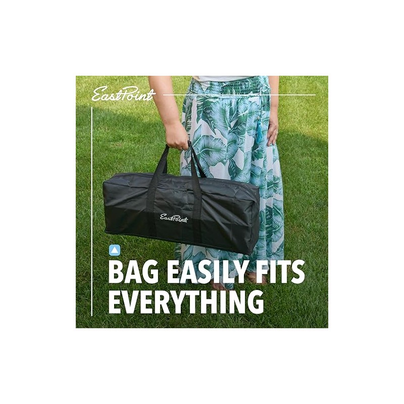 EastPoint 2’x3’ Portable Cornhole Set - Foldable Lightweight Bean Bag