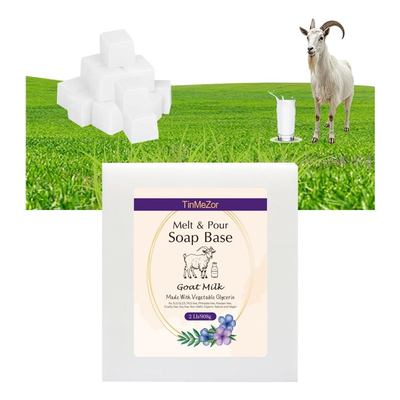 Jabón De Leche De Cabra, Base De Glicerina Para Derretir