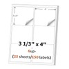 3 1/3" x 4" (25 Sheets) Address Labels, Labels Sticker