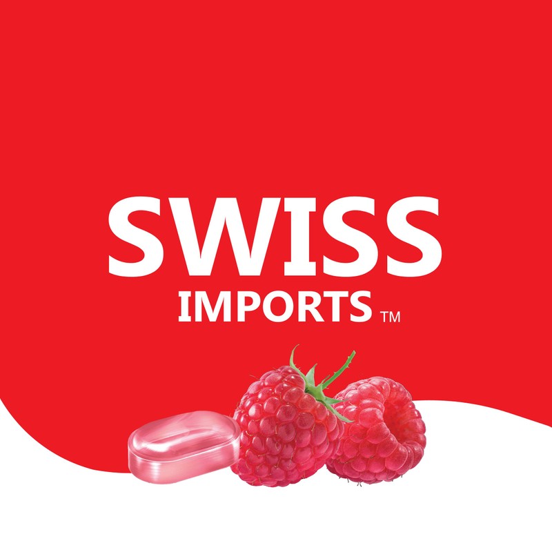 Swiss Imports Sugar Free Bonbons Hard Candy Drops, Raspberry, 17.6