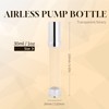 AJLTPA 6Pcs 1oz 30ml Clear Airless Pump Bottles with Funnel,